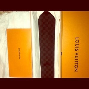Louis Vuitton DAMIER CLASSIQUE TIE BLACK